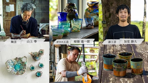 Tres artesanos radicados en Okinawa