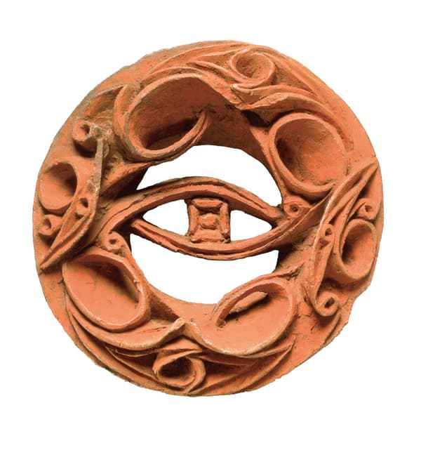 Clay earrings, late Jomon period, nationally designated Important Cultural Property