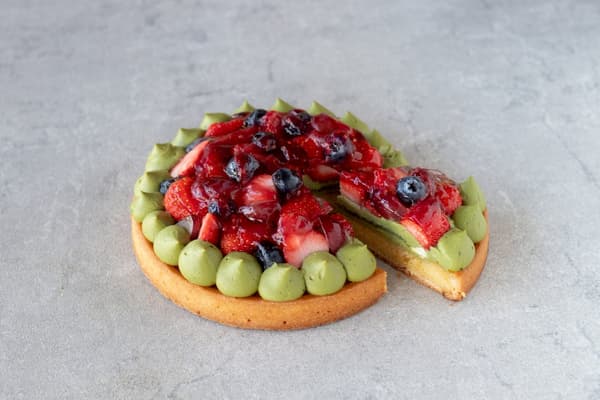 抹茶綜合莓果整模塔