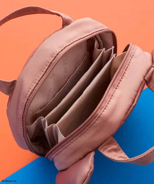 Boris Pouch with Handle (Brown), inside view