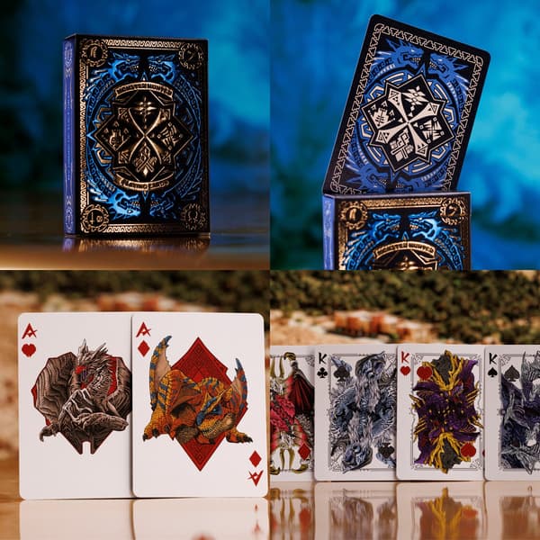 Baraja de cartas de Monster Hunter (Edición Coleccionista) Azul