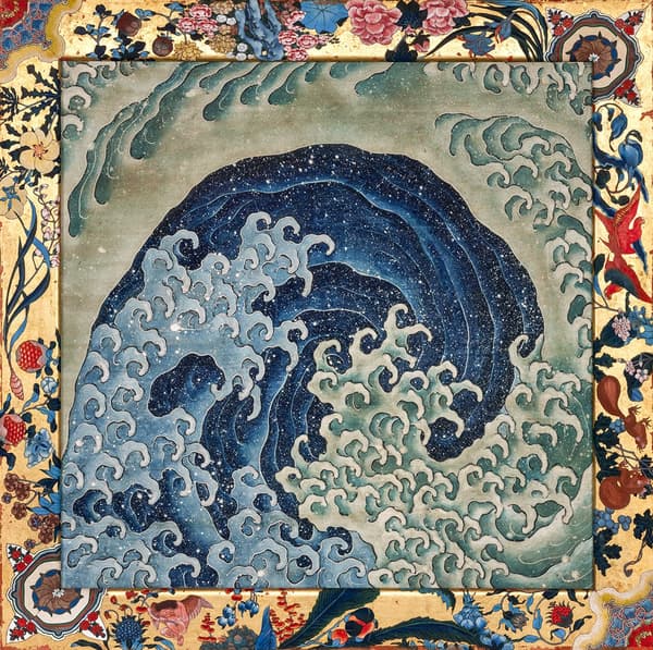 祭典彩车天花板画“巨浪：女浪”