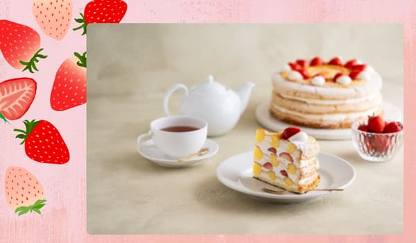 草莓红衣主教蛋糕