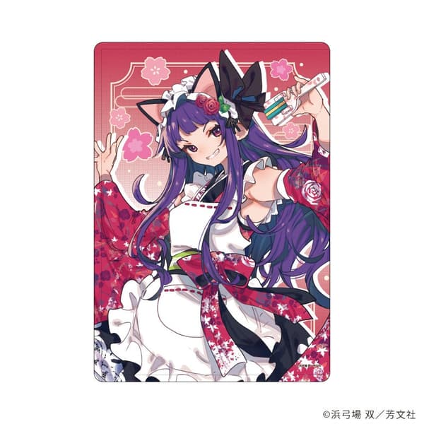 《花舞少女》角色透明收纳夹设计1
