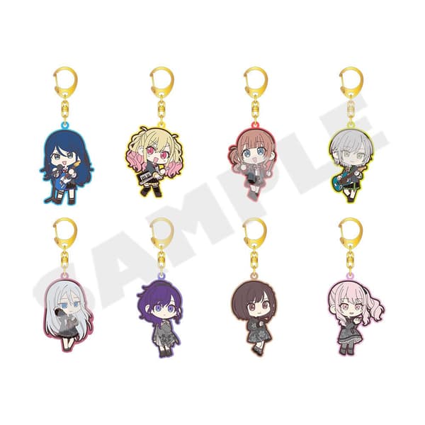 Project SEKAI 6th Anniversary Thanks Festival Mini Character Rubber Keychain Collection B: Leo/need & 25-ji, Nightcord de.