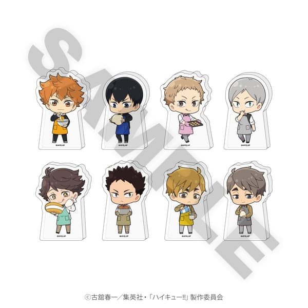 Bloque acrílico coleccionable de Haikyu!! x All Hearts Company