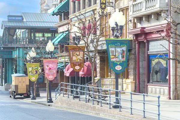 美国海滨的节日装饰