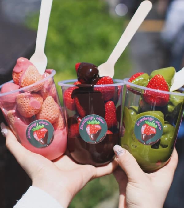 草莓巧克力产品展示