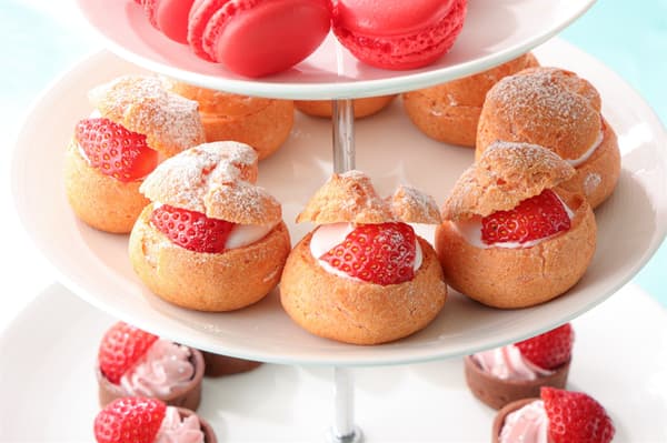 Strawberry Cream Puffs