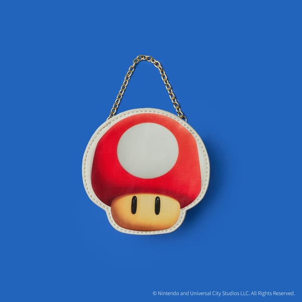 Super Mushroom bag charm