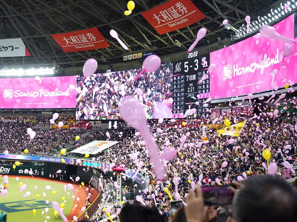 2026 粉红日期间的瑞穗 PayPay 巨蛋内景