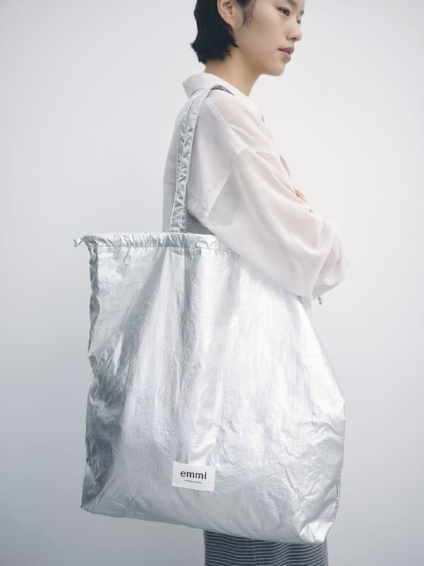 emmi logo big tote bag novelty