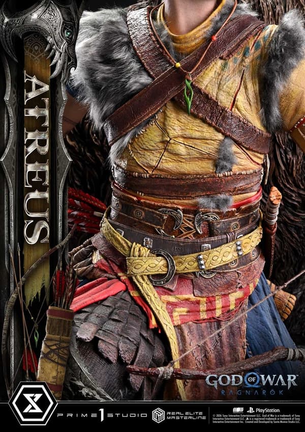 Atreus statue costume detail