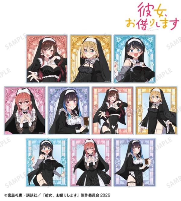 การ์ดอะคริลิกสุ่มลาย ภาพวาดใหม่ชุด Sister เรื่องสะดุดรักยัยแฟนเช่า