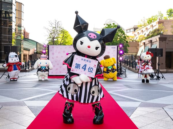 Kuromi in 4th place