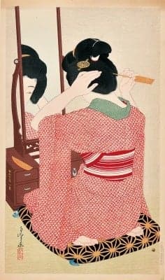 Shin-hanga work on display