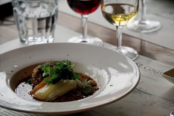 Prefix lunch at Winery Restaurant Saint Cousair