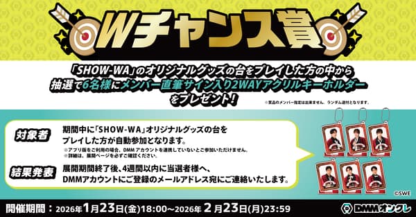 SHOW-WA W Chance奖