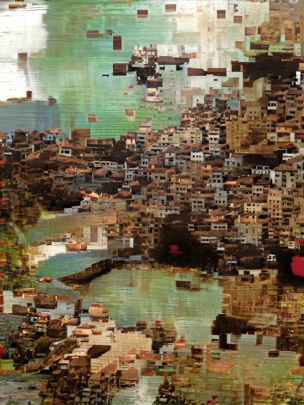 Taro Karibe, *Aim an Arrow at the Rock in the Ocean #30*, 2022, inkjet print, collection of the artist