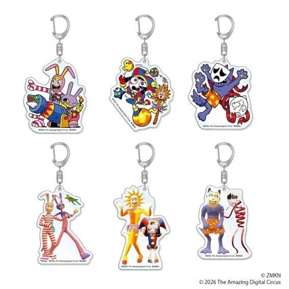 Trading Acrylic Keychain (6 designs)