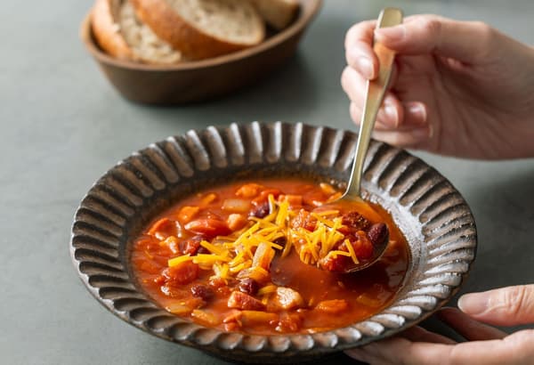 Sopa de chili con carne