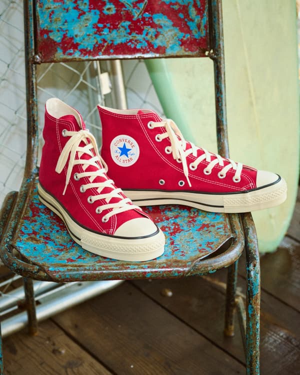CANVAS ALL STAR J HI / OX in Classic Red