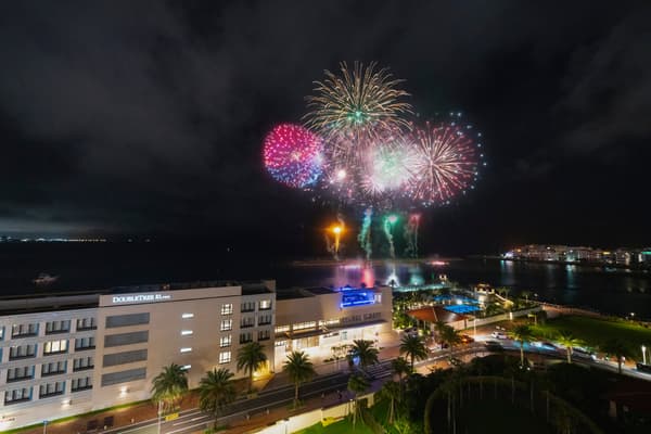 Fireworks over Chatan