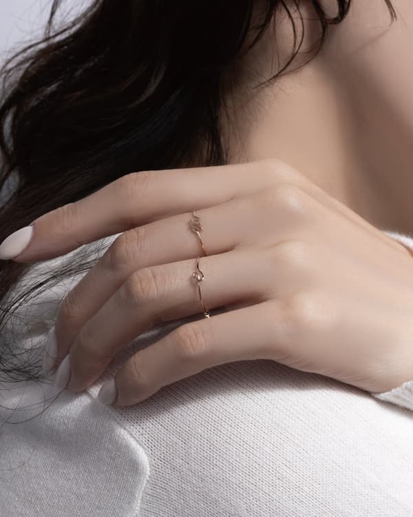 Styling image of the Alphabet rings