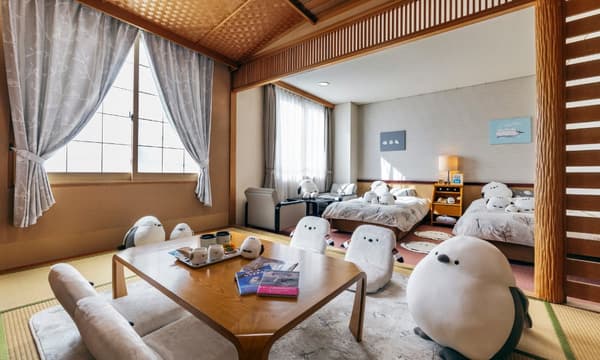 Shima Enaga Room interior at Asahi Resort Hotel in Sounkyo Onsen