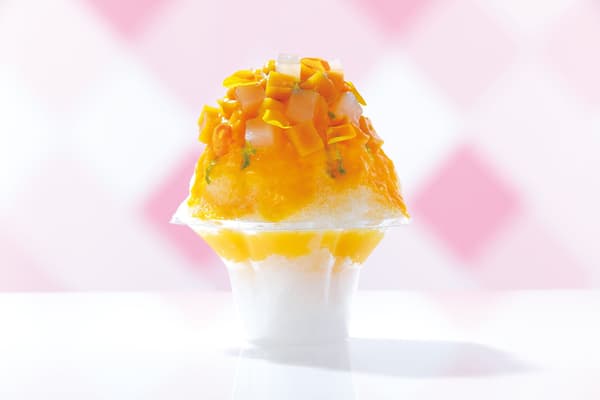 Es serut mangga Miyazaki yang diperbarui dengan melati dan leci di nicoe Kakigori Koshien 2026
