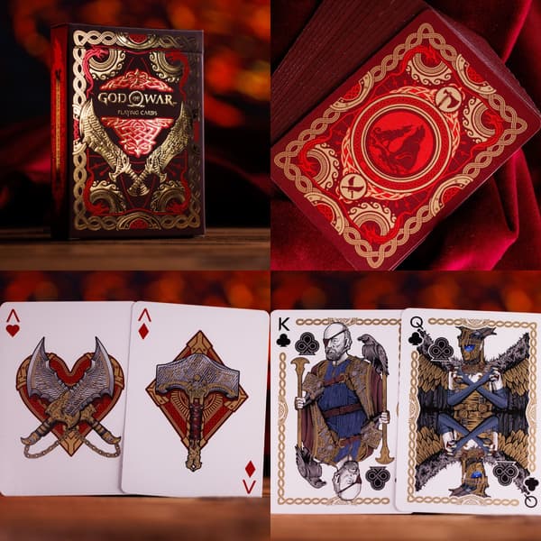 Baraja de cartas de God of War (Edición Blades of Chaos)