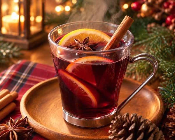 Glühwein rempah autentik (gambar)