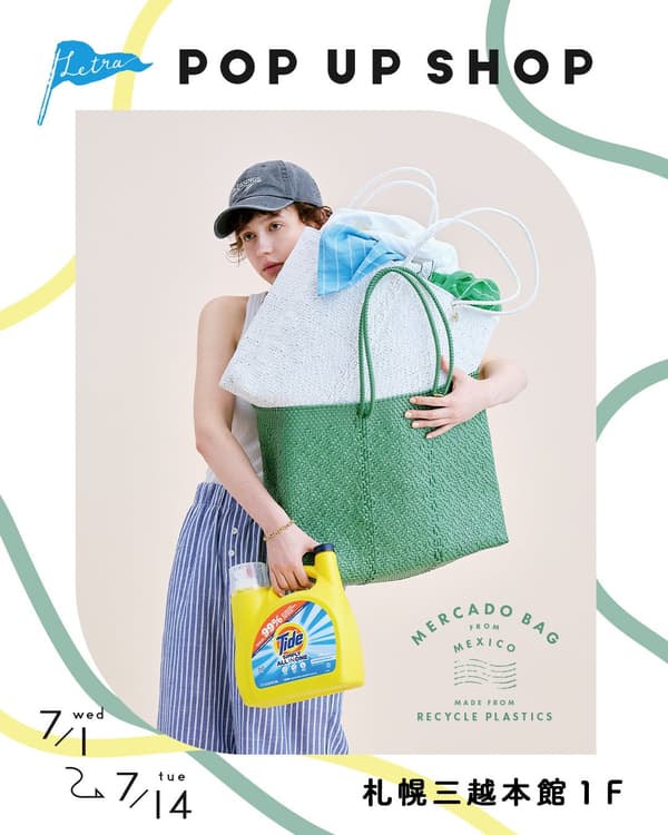 Letra pop-up at Sapporo Mitsukoshi Main Store