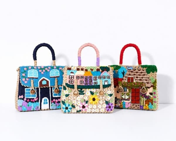 tas keranjang bordir THE PARK