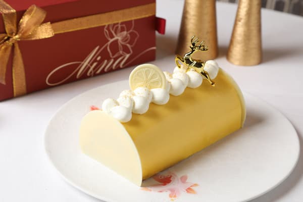Exotic Fruit and Coconut Bûche de Noël