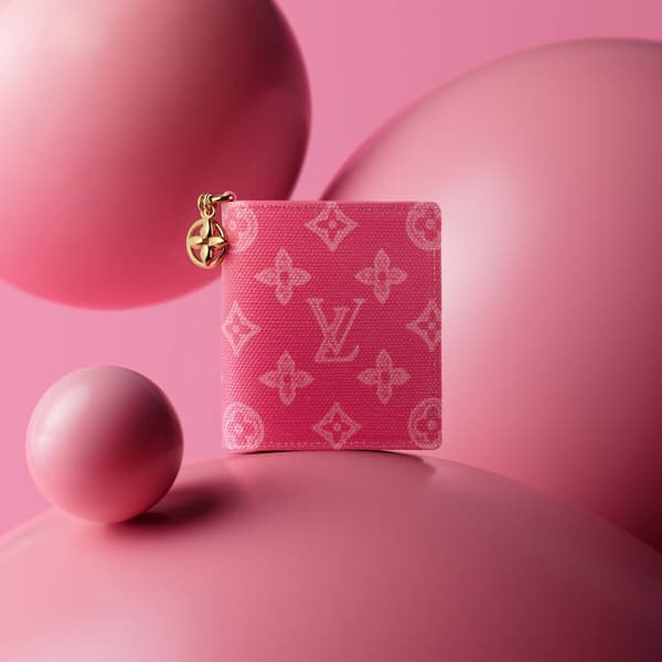 Louis Vuitton colorful wallets and leather goods