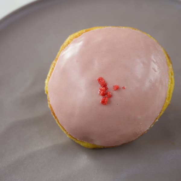 Strawberry Custard Nama Donut