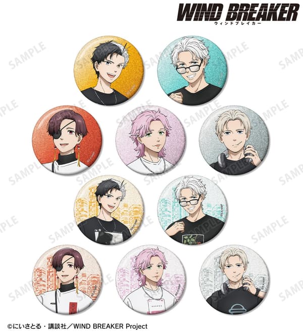 Summer Ver. Trading Glitter Can Badge