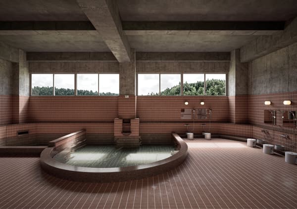 시마유 온천 시설