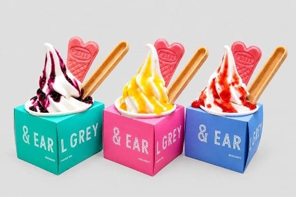 Yogur helado Soft con toppings lindos
