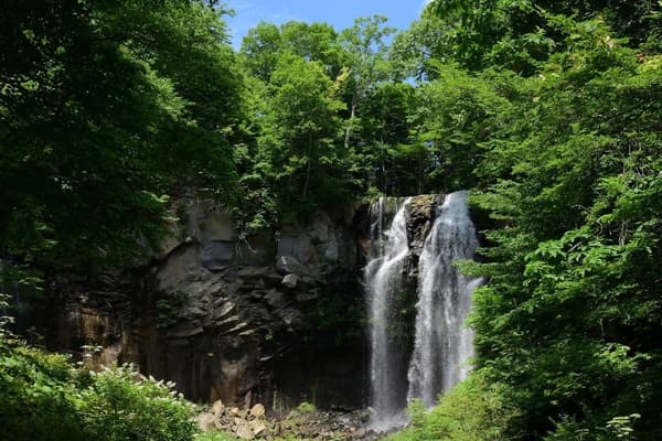 Ashiribetsu Falls in early summer