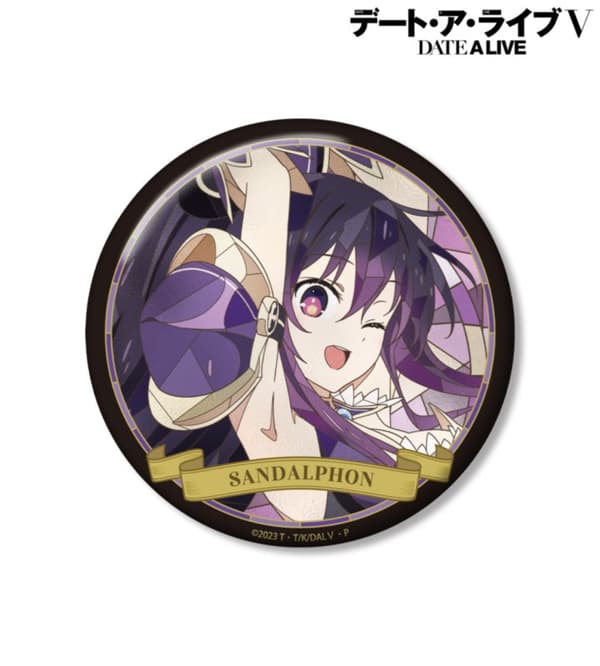 Tohka Yatogami Aure Glass 100mm Can Badge