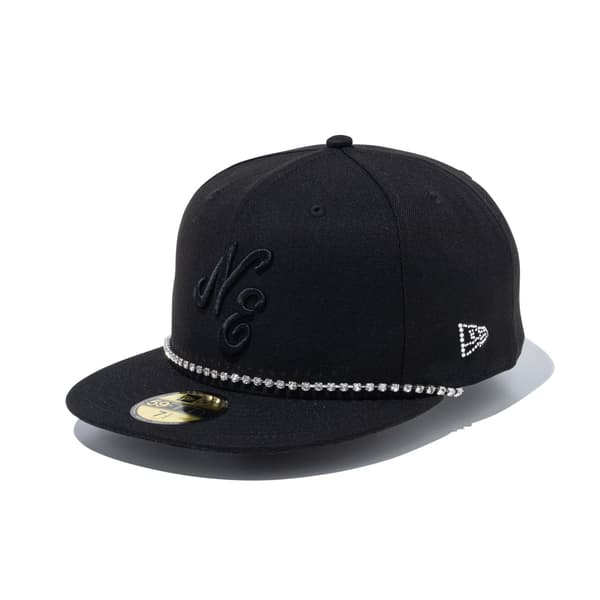 뉴에라 59FIFTY 스와로브스키 크리스털 캡 (앞면)