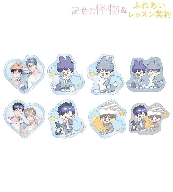 MAE Sensei Original Pajama Ver. Trading Clear Die-Cut Stickers