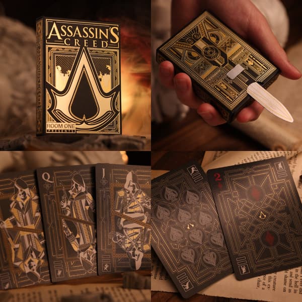 Baraja de cartas de Assassin's Creed (Edición Hidden Blade Onyx)