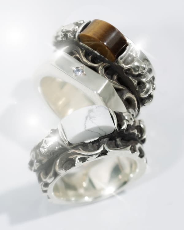 30th Edition Back to 2001 -Seven Stones Rings- rings