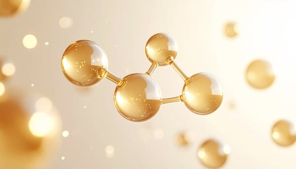 Molecular illustration representing neuropeptide