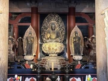 释迦三尊像与四天王像