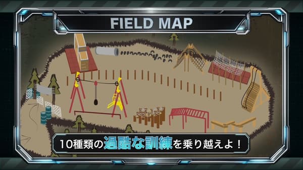 Mapa del campo de Ranger Academy en Grinpa