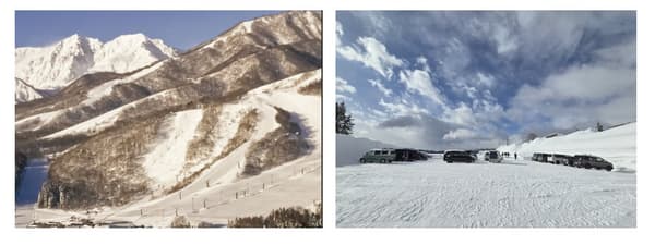 Diagram of the expanded ungroomed area at Hakuba Norikura Onsen Ski Resort